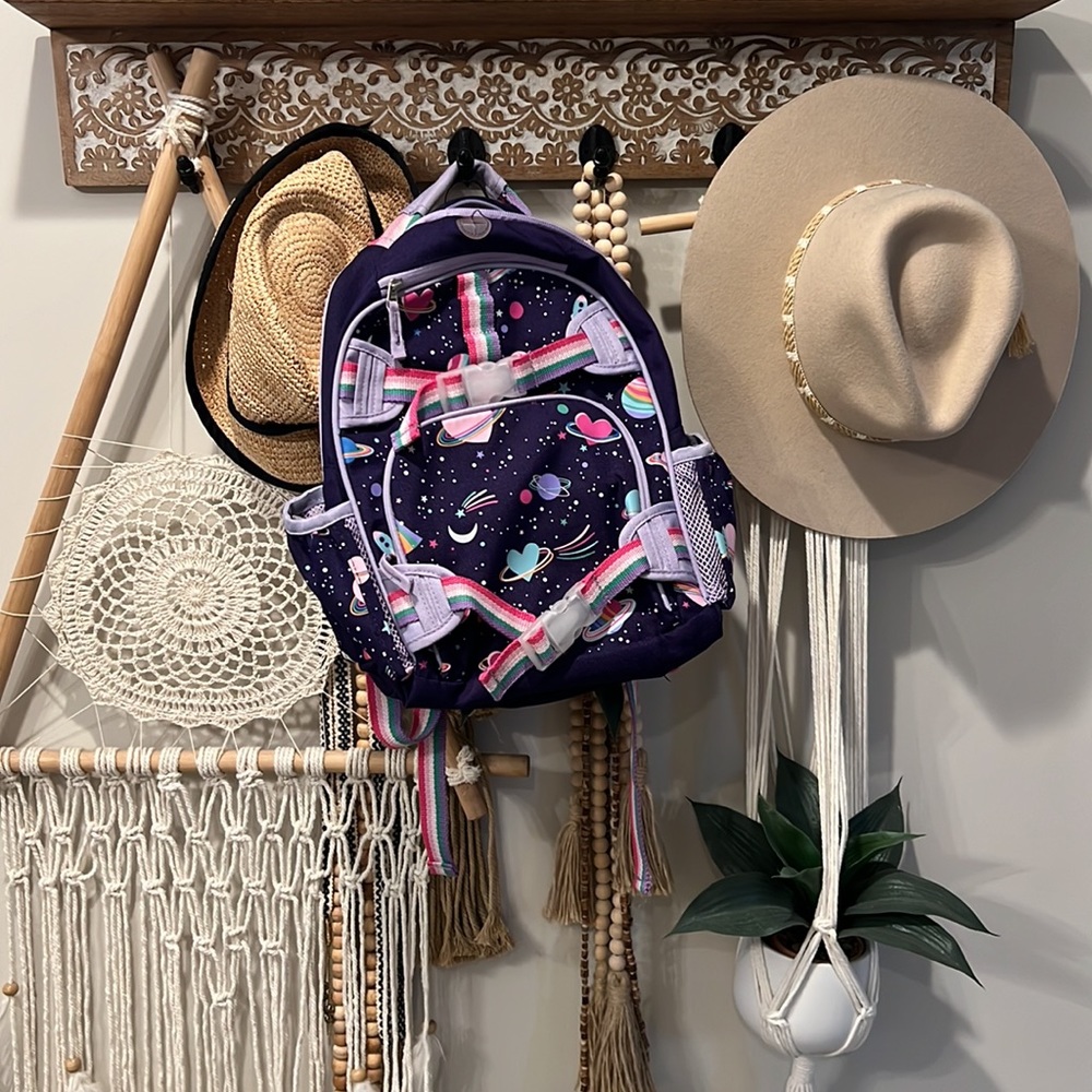 BRAND NEW Pottery Barn solar system backpack glow in the dark